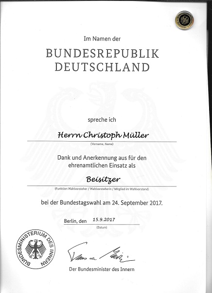 Wahlhelfer